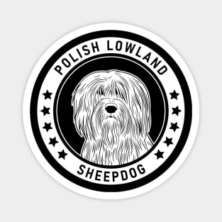 Polish Lowland Sheepdog Fan Gift Magnet